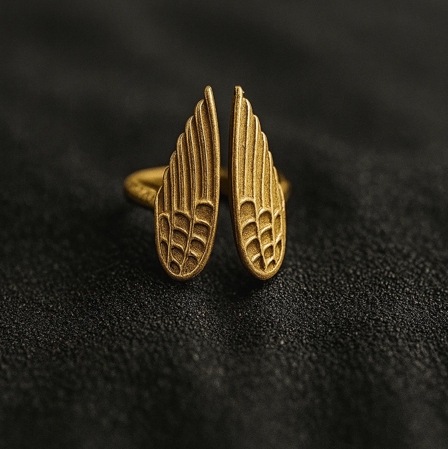 Angel Wing Adjustable Ring