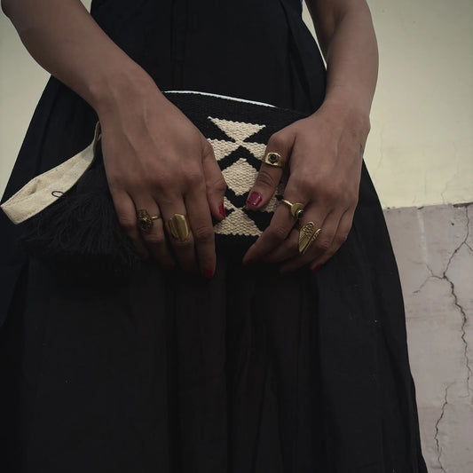 Carnelian Glow Adjustable Ring
