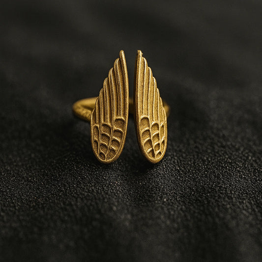 Angel Wing Adjustable Ring