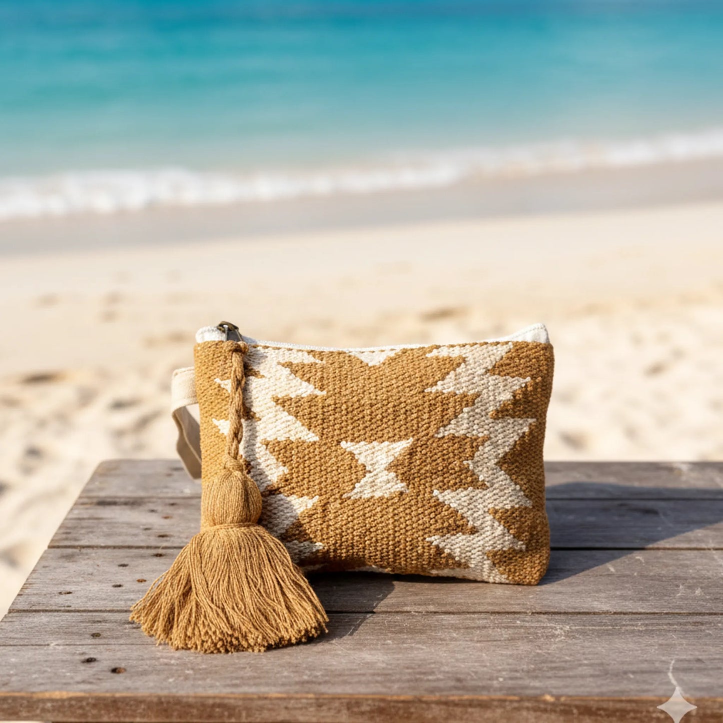 Earthline Weave Wristlet Bag