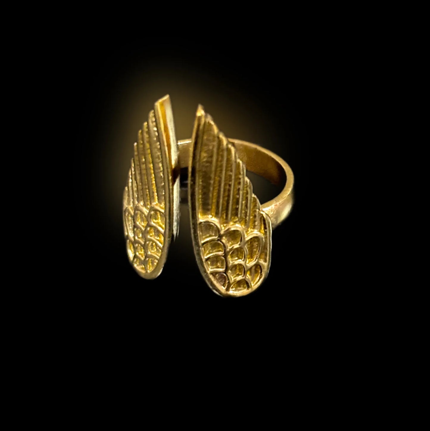 Angel Wing Adjustable Ring
